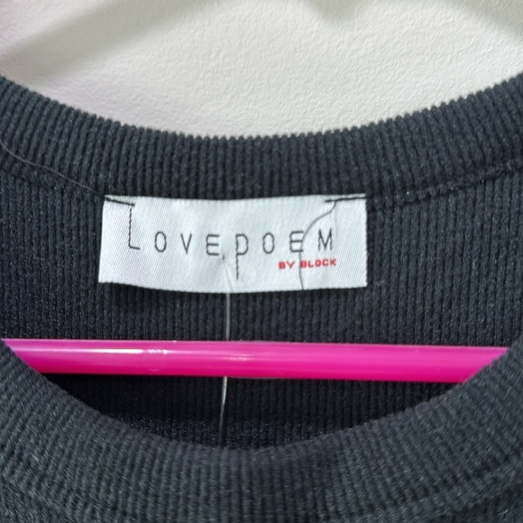 Black Ribbed Midi Dress - Picture 6 of 10